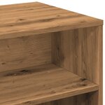 vidaXL Meuble TV chêne artisanal 120x40x40 cm bois d'ingénierie