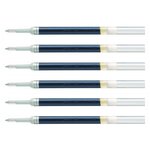 Recharge LR10 pour Roller encre gel ENERGEL Pointe 1 mm Trait 0 5mm Bleu x 6 PENTEL
