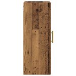vidaXL Meuble mural Bois Ancien 34 5 x 34 x 90 cm