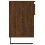 vidaXL Armoire à chaussures Chêne marron 102x36x60cm Bois d'ingénierie