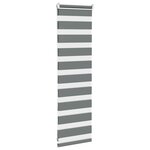 vidaXL Store zèbre gris foncé largeur du tissu 35 9 cm polyester