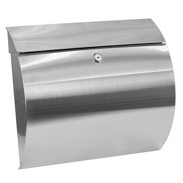 Boîte aux Lettres en Acier Inoxydable  Aura E5405-12  Grande capacité  Anticorrosion