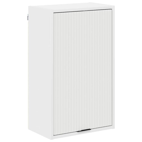 vidaXL Cabinet de salle de bain Montage mural Blanc 39 x 23.5 x 65 cm