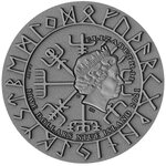 Pièce de monnaie en Argent 5 Dollars g 62.2 (2 oz) Millésime 2021 Vikings Legend FREYDIS EIRIKSDOTTIR