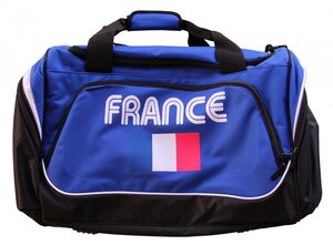 Sac de sport 55 L - marquage FRANCE - supporter équipe de France - bleu roi