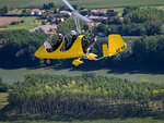 La garonne vue du ciel : 30 min de vol en ulm autogire près de bordeaux - smartbox - coffret cadeau sport & aventure