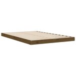 vidaXL Cadre de lit Marron miel 120x190cm Bois pin massif Petit Double