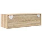 vidaXL Meubles TV 2 Pièces chêne sonoma 80x31x25 5 cm bois d'ingénierie