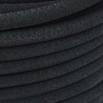 vidaXL Tuyau d'arrosage de jardin noir 0 6" 100 m caoutchouc