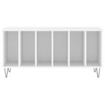 vidaXL Armoire à disques blanc 100x38x48 cm bois d'ingénierie