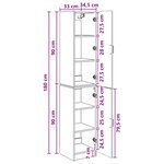 vidaXL Ensemble de Meubles 2 Pièces Gris béton Bois d'ingénierie