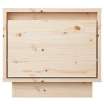 vidaXL Tables de chevet 2 Pièces 35x34x32 cm Bois de pin solide
