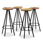 vidaXL Ensemble de bar 5 Pièces Bois d'acacia massif et de récupération