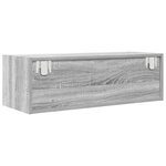vidaXL Meubles TV 2 Pièces sonoma gris 80x31x25 5 cm bois d'ingénierie