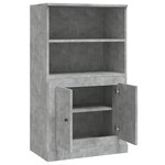 vidaXL Buffet haut gris béton 60x35 5x103 5 cm bois d'ingénierie