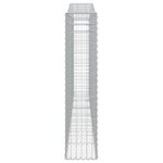vidaXL Paniers à gabions arqués 4 Pièces 400x30x140/160 cm Fer galvanisé