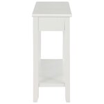 vidaXL Table console Blanc 110x35x80 cm Bois