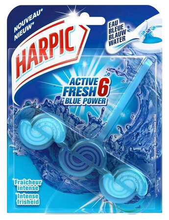 Harpic Bloc Cuvette Active Fresh Eau Bleue (lot de 4)