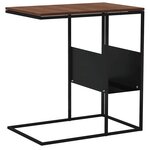 vidaXL Table d'appoint Noir 55x36x59 5 cm Bois d'ingénierie
