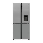 Hoover hsc818fxwd - réfrigérateur multi-portes - 432l - total no frost - h 183 cm x l 83 cm - 41 db(a) - simili inox