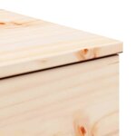 vidaXL Table de chevet Marron 37 x 35 x 18 5 cm Bois massif en pin