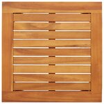 vidaXL Ensemble de canapé de jardin 3 Pièces Marron Bois d'acacia massif