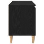 vidaXL Meuble TV Chêne noir 102 x 35 x 50 cm Bois d'ingénierie