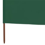 vidaXL Paravent 9 panneaux Tissu 1200 x 120 cm Vert