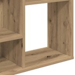 vidaXL Séparateur de pièce/Bibliothèque chêne artisanal 100x24x140 cm