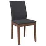 vidaXL Chaises à manger coussins 2 Pièces marron bois massif caoutchouc