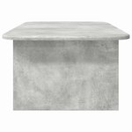 vidaXL Table basse Gris béton 93 x 53 x 33 cm Bois d'ingénierie