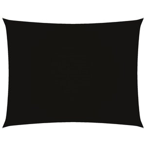 vidaXL Voile de parasol tissu oxford rectangulaire 3x4 5 m noir