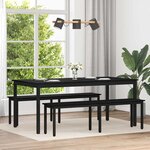 vidaXL Table de salle à manger / Table de repas Bois d'ingénierie