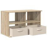 vidaXL Support de télévision avec tiroir Chêne Sonoma 79 x 40 x 48 cm
