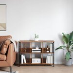 vidaXL Étagère Bois Ancien 102 x 32 x 72 5 cm Bois d'ingénierie