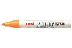 Marqueur Pointe conique moyenne PAINT Marker PX20 2 2 - 2 8mm Orange UNI-BALL