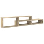 vidaXL SupportmuralpourTV 150x25x28 5cm Bois d'ingénierie