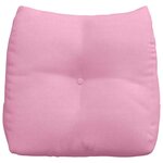 vidaXL Coussin de Dos Rose 45 x 24 x 50 cm tissu