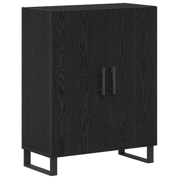 vidaXL Buffet Chêne noir 69 5 x 34 x 90 cm Bois d'ingénierie