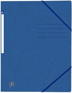 Chemise à élastique Top File+, A4, bleu OXFORD