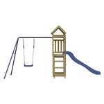vidaXL Aire de jeux d'extérieur bois de pin imprégné