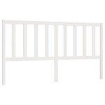 vidaXL Tête de lit Blanc 206x4x100 cm Bois massif de pin