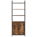 vidaXL Bibliothèque Chêne fumé 60 x 24 x 161 cm Bois d'ingénierie