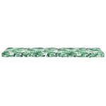 vidaXL Coussins de chaise longue lot de 2 motif de feuilles