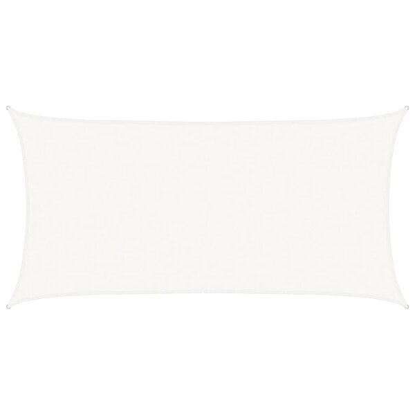 vidaXL Voile d'ombrage 160 g/m² Blanc 4x7 m PEHD