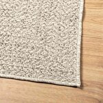 vidaXL Tapis ZIZUR crème 80x200 cm aspect de jute intérieur extérieur
