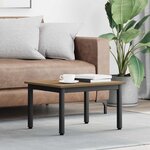 vidaXL Table basse Chêne artisan 60 x 50 x 36 cm Bois d'ingénierie