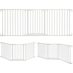 Barrière de sécurité enfant - Discovery 3 74 5 cm à 1 95 cm - Blanc