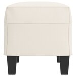 vidaXL Banc Crème 70x35x41 cm Similicuir