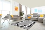 Tapis de salon PROFIL 80 x 150 cm - Gris